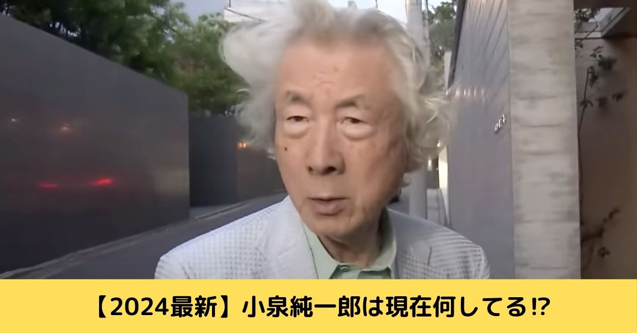 小泉純一郎　現在　何してる